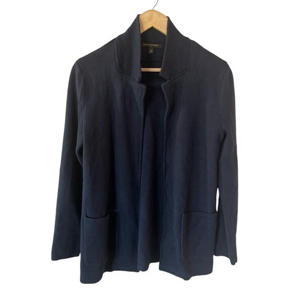 Banana Republic Navy Sweater Blazer Jacket - Picture 1 of 4